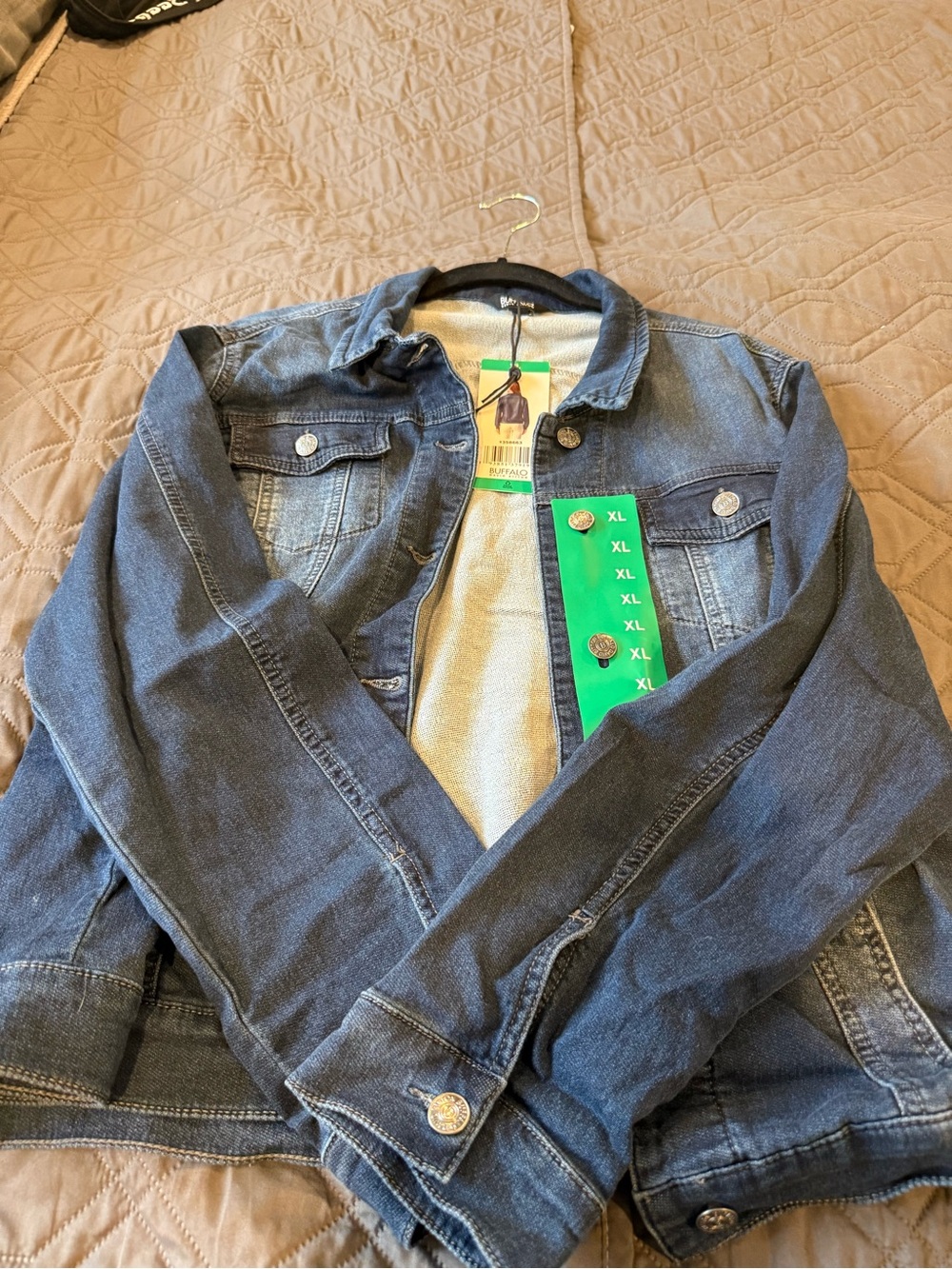 Buffalo David Bitton Indigo Denim Jacket - Dark Blue Wash - Picture 3 of 3